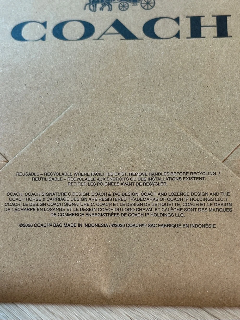 3-Pack Coach Gift Paper Bags with 2 Gift Tags-3 piece Gift Bag Bundle from Coach
